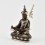 Silver Plated in Oxidation Finish  4.25" Guru Rinpoche / Padmasambhava Statue