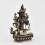 Silver Plated in Oxidation Finish 4.5" White Tara / Dholkar Statue