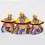 Guru Tsongkhapa and 2 Spiritual Sons Statues Robes /dresses