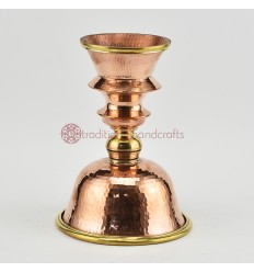 Hand Made Copper Alloy with Brass 5.25" Butter Lamp