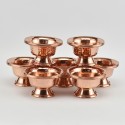 Hand Made  Copper Alloy 7 Bowls 3.25" Offering Bowls - Tings Set