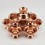 Hand Made  Copper Alloy 8 Bowls 3.25" Offering Bowls - Tings Set