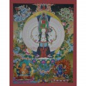 Hand Painted 1000 Armed Avalokiteshvara Thangka Painting