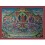 Hand Painted Amitabha Buddha Pureland Thangka Painting