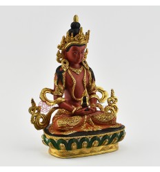 Hand Painted 24 Karat Gold Gilded Aparmita / Amitayus / Tsepame Statue