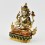 Hand Painted 24 Karat Gold Gilded Chenrezig / Four Armed Avalokiteshvara Statue