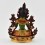 Hand Painted 24 Karat Gold Gilded Green Tara / Dholma Statue