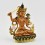 Hand Painted 24 Karat Gold Gilded Manjushri / Jambiyan Statue