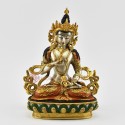 Hand painted  24 Karat Gold Gilded Vajrasattva / Dorjesempa Statue