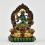 Hand Carved Gold Plated  Manjushri / Jambiyang Silver Statue