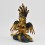 Hand Made Gold Gilded and Hand Painted Face 9.5" Naga Kanya Statue