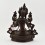 Hand Made Copper Alloy in Oxidation Finish 14" Green Tara / Dholma Statue