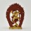 Hand Made Gold Plated and Hand Painted Face 7.5" Simha Mukha Yogini Statue