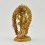 Hand Made Gold Plated and Hand Painted Face 8" Yeshe Tsogyal Yogini Statue