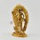 Hand Made Gold Plated and Hand Painted Face 8" Yeshe Tsogyal Yogini Statue