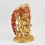 Hand Made Copper Alloy Gold Gilded and Hand Painted Face 10" Vajrapani / Chanadorje Statue