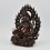 Hand Made Copper Alloy with Oxidiation Finish 10.25" Yellow Zambala Statue