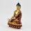 Hand Made Copper Alloy with Partly Gold Gilded Shakyamuni Buddha Statue