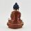 Hand Made Copper Alloy with Partly Gold Gilded Shakyamuni Buddha Statue