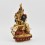 Hand Made Copper Alloy with Partly Gold Gilded 9.5" Vajrasattva Shakti Statue