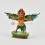 Hand Crafted Copper Alloy with Beautifully Hand Painted 3.5" Garuda Statue