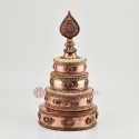 Fine Quality Hand Made Tibetan Buddhist Copper Ritual Mandala Set