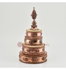 Fine Quality Hand Made Tibetan Buddhist Copper Ritual Mandala Set