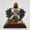 Fine Quality Copper Alloy with Beautifully Hand Painted Megha Sambara Statue