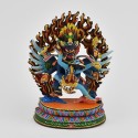 Fine Quality Copper Alloy with Beautifully Hand Painted Vajrakilaya Statue