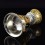 Fine Quality Gold & Silver Plated Tibetan Buddhist Copper Butter Lamps Set