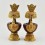 Fine Quality Buddhist Tibetan Ritual Gold Plated Copper with  Hand Carvings Bhumpa Bhumba Set 