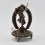 Fine Quality Oxidized Copper Alloy with Silver Plated 7" Vajrayogini on Mandala Statue