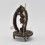 Fine Quality Oxidized Copper Alloy with Silver Plated 7" Vajrayogini on Mandala Statue