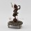 Fine Quality Oxidized Copper Alloy with Silver Plated 7" Vajrayogini on Mandala Statue