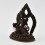 Fine Quality Oxidized Copper Alloy 5" Green Tara on Lion Statue