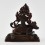 Fine Quality Oxidized Copper Alloy 5" Green Tara on Lion Statue