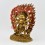 Hand Carved Buddhist Tibetan Ritual Black Mahakala Gold Gilded Hand Face Painted Copper Statue