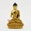 Hand Carved Gold Gilded Tibetan Buddhist Amitabha / Amida Buddha Opame Religious Ritual Statue