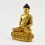 Hand Carved Gold Gilded Tibetan Buddhist Amitabha / Amida Buddha Opame Religious Ritual Statue