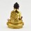 Hand Carved Gold Gilded Tibetan Buddhist Medicine / Bhaisajyaguru Buddha Menhla Religious Ritual Statue