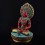 Hand Carved Painted Copper Alloy 24 Karat Gold Gilded Tibetan Buddhist Aparmita / Amitayus / Tsepame statue