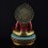 Hand Carved Painted Copper Alloy 24 Karat Gold Gilded Tibetan Buddhist Aparmita / Amitayus / Tsepame statue