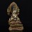 Hand Carved Copper Alloy Gold Gilded & Hand Painted Tibetan Crowned Vajrasattva / Dorje Sempa Statue 