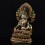 Hand Carved Copper Alloy Gold Gilded & Hand Painted Tibetan Crowned Vajrasattva / Dorje Sempa Statue 