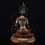 Hand Carved Copper Alloy Gold Gilded & Hand Painted Tibetan White Tara / Dholkar Statue Rupa