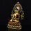 Hand Carved Copper Alloy Gold Gilded & Hand Painted Tibetan Shakyamuni Sakyamuni Buddha Tomba Statue 