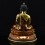 Hand Carved Copper Alloy Gold Gilded & Hand Painted Tibetan Shakyamuni Sakyamuni Buddha Tomba Statue 