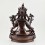 Hand Carved  Copper Alloy in Oxidation Finish Buddhist Tibetan Green Tara / Dholma Ritual Rupa Statue