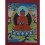 Hand painted 17" x 13" Amitabha Buddha Thangka Painting