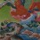 Hand painted 17" x 13" Red Tara Cotton Canvas Tibetan Buddhist Thangka Painting